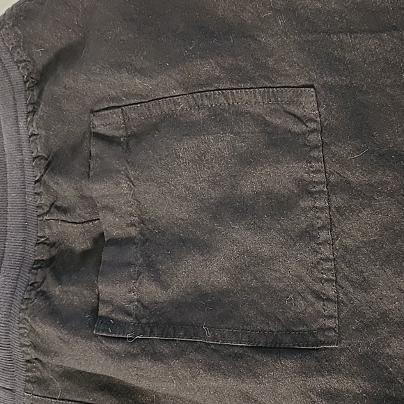 J. Jill Black Linen blend pants- Size L - Picture 7 of 10
